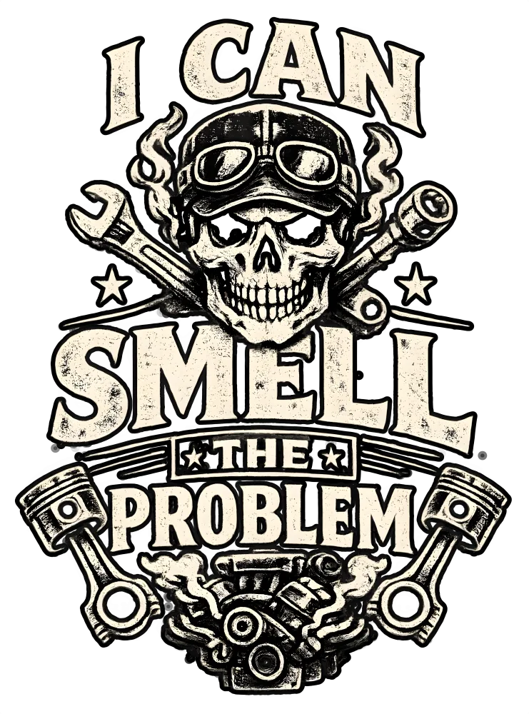 Funny Mechanic shirt design - I Can Smell The Problem